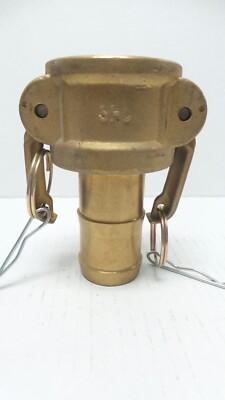 Brass 1-1/2'' Camlock Fitting Style C Female Cam Coupler by Hose Shank C150 1.5'' 