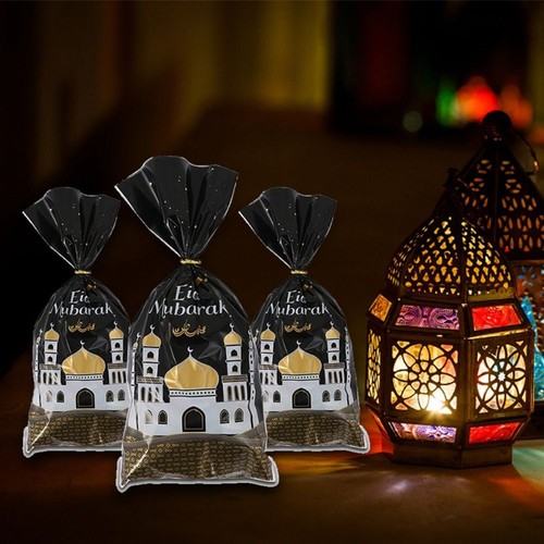 Moon Star Ramadan Decoration Party Supplies Cookie Bag Gift Bag Candy Bag