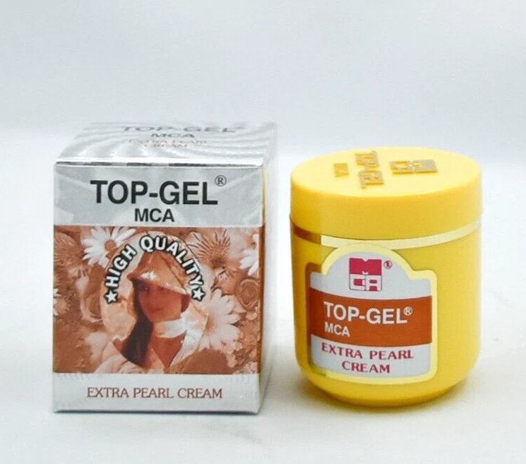 Top-Gel MCA Extracto Natural Colágeno Extra Perla Crema -18gr [Paquete de 3] *NUEVO EN CAJA* Foto 4 de 4