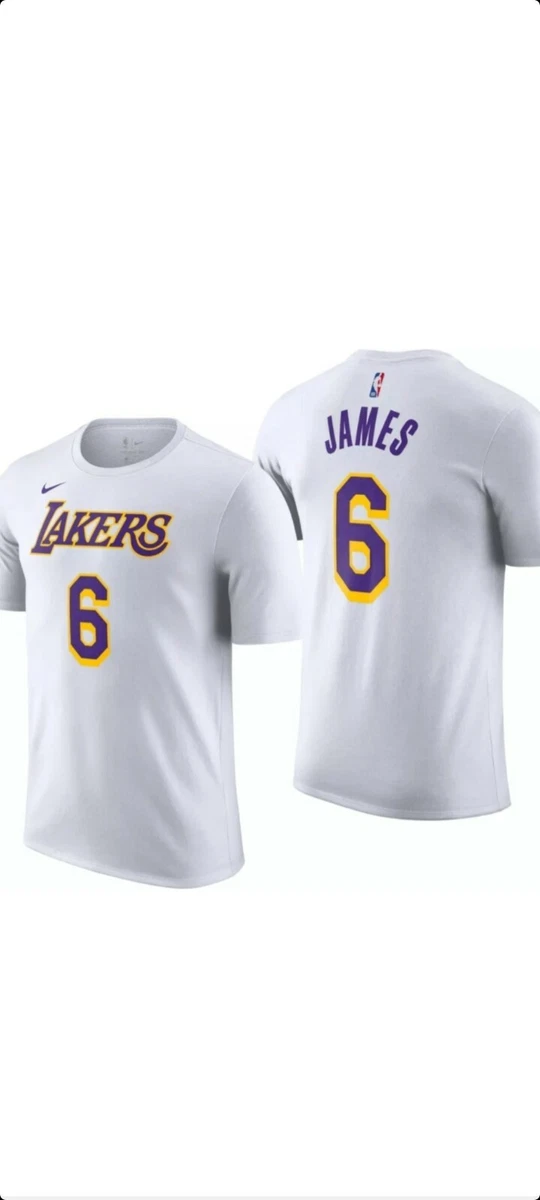 Los Angeles Lakers Nike Lebron James T-Shirt - Mens