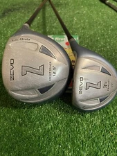 Zevo Z Driver and 3 Woods Set Graphite Senior Lite Shafts 