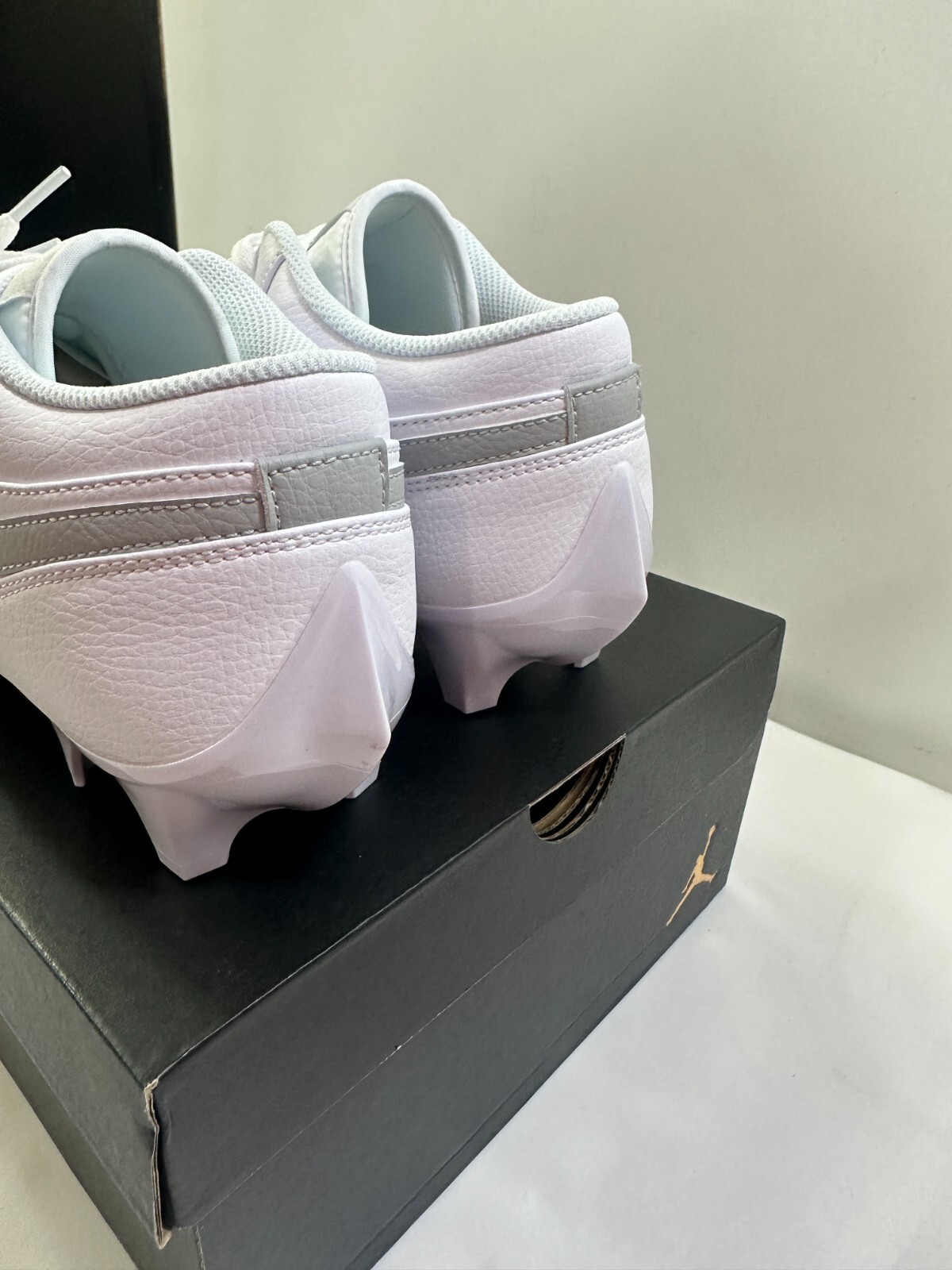 white jordan football cleats