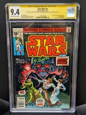 Star Wars #4 CGC 9.4 SS Roy Thomas Chaykin Leialoha Signed Marvel 1977 Key