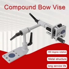 Universal Compound Professional Bow Vise 360° Adjustable Heavy Duty Archery Tool