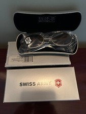 Victorinox Rare Vintage Brown Sunglasses with Case