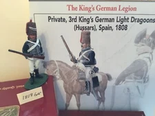 Del Prado, German Light Dragoons,in Spain, 1808,(with Osprey Booklet)