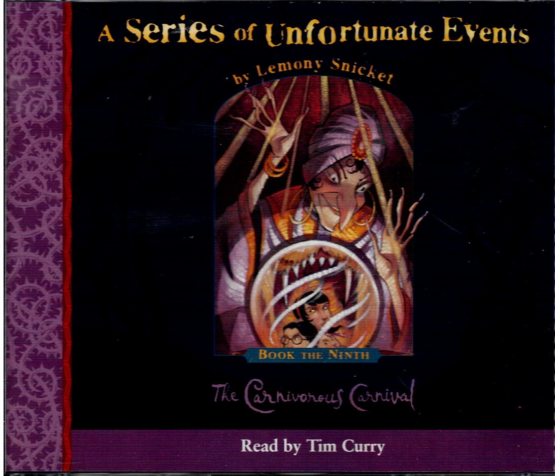 The Carnivorous Carnival ( Book 9) by Lemony Snicket   - Audiobook - 4 CD