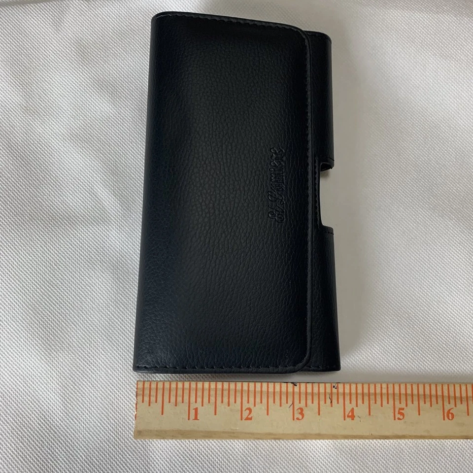 #PH2_HZT 7" EL LUMIERE BOLSA DE CUERO LAZO DE CINTURÓN CIERRE MAGNÉTICO FUNDA TELÉFONO CELULAR Foto 3 de 4