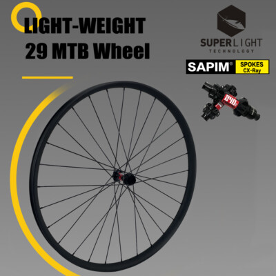 Jeu De Roues VTT Carbone Airwolf 29 - 1220g, Moyeu DT240, Compatibles