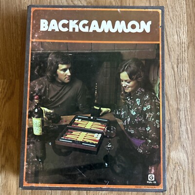 Backgammon ~ Gammon Bookshelf Game ~ Excellent! Gammon Games #29 1975