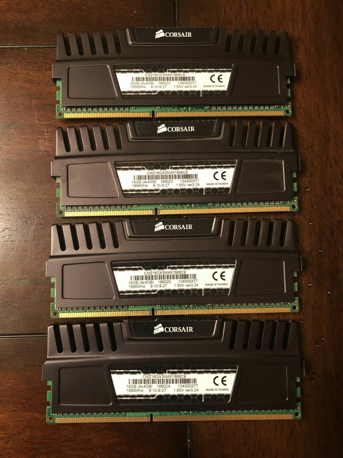 CORSAIR (4 x 4GB) DDR3 1866MHz. ver 3.24 Memory Ram | eBay