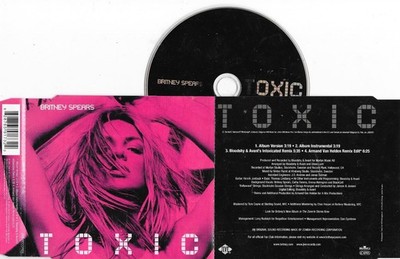 BRITNEY SPEARS  - toxic- 4 TRACK CD