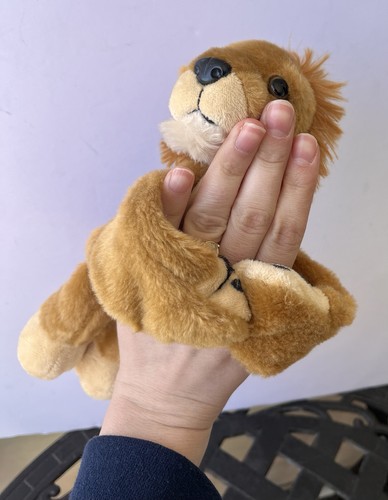 Wild Republic Huggers, Lion Plush Toy, Slap Bracelet, Stuffed Animal