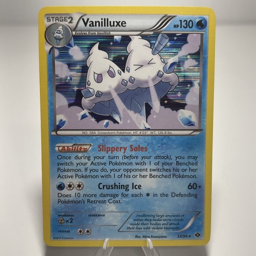 Vanilluxe - 33/99 - Holo Rare - Black & White 4: Next Destinies - Pokémon - LP