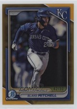 2024 Bowman Chrome Prospects Gold Refractor /50 Blake Mitchell #BCP-209 0w3