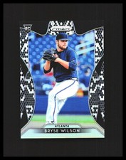 2019 Bryse Wilson Rookie Card - Panini Snakeskin Prizm /50 #38 Atlanta Braves . rookie card picture