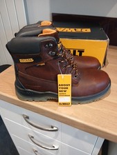 Dewalt Titanium Tan Safety Boots Waterproof Size UK 9