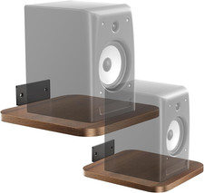 Heavy Duty Speaker Wall Mounts for Bookshelf Speakers, Supports 55 lbs, 1 Pair