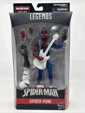 Hasbro 2017 Spider Punk 6 in Action Figure Marvel legends w Lizard BAF NEW MIB