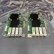 Pair HPE 3PAR N9Z19A 4 Port 10GbE SFP iSCSI PCIe NIC Adapter - Tested