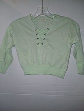 Girls Jessica Simpson Long Sleeve Mint Green Sweatshirt Size 4