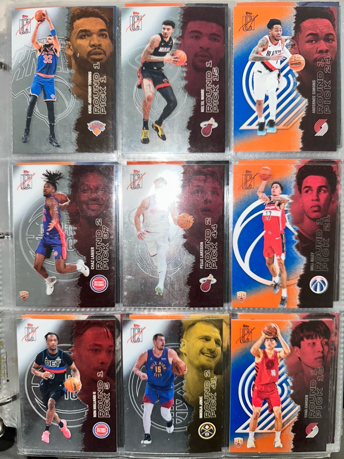 2024-25 Topps Basketball Huge Insert & RC Lot Wembanyama Auto #/199 #/399 view 11