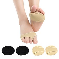 Metatarsal Pads Sleeve 4 PCS ,Comfortable Ball of Foot Cushions with Soft