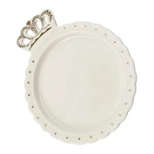 Crown Ceramic Dish Tray Holder Trinket Key Bowl Decorative Plate