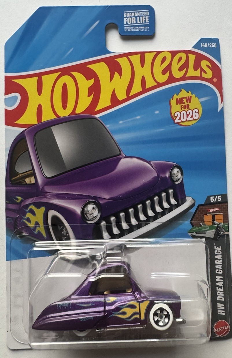 2026 Hot Wheels HW DREAM GARAGE 5/5 Tooned Purple Passion 148/250