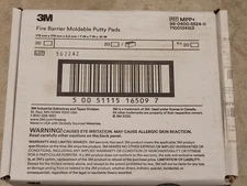 3M Fire Barrier Moldable Putty Pads MPP+ 7" x 7" Box of 20 - Factory Sealed