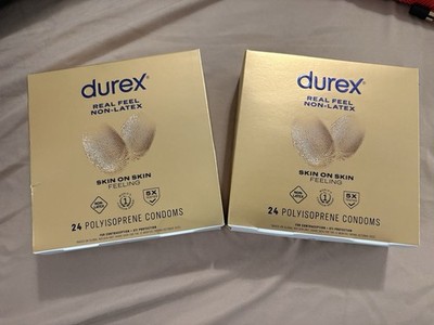 Durex Non Latex Durex Avanti Bare Real Feel Lubricated Condoms, 24ct x 2 = 48ct