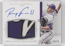 2015 National Treasures College Century Silver 14/25 Riley Ferrell #RF Auto 11oq