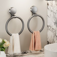 Suction Cup Suction Cup Towel Holder No Need To Drill Hand Towel Ring  Kitchen