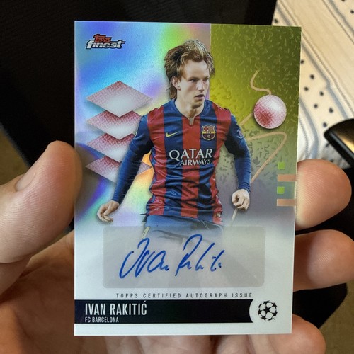 2025-26 Topps UEFA Club Competition Finest Ivan Rakitic Auto #BA-IR Barcelona