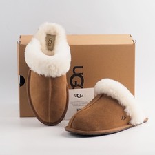 UGG Scuffette II in Chestnut Sheepskin Suede Slippers Women's Shoes US 6-11