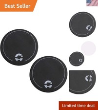 Dia 2.56inch Round Black Bass Drum Single Pedal Patch Head Percussion Instrum...