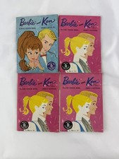 Lot of 4 Vintage Mattel 1961 Barbie Ken Fashion Booklet Catalogs