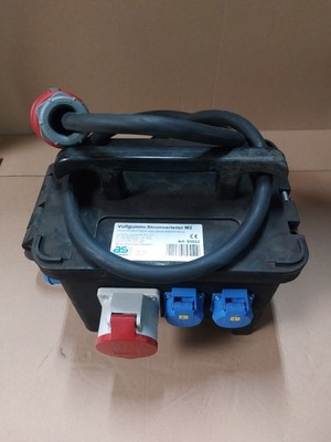 Baustellenstromverteiler B90080 CEE 400V 32A auf Schuko & CEE 16A 32A