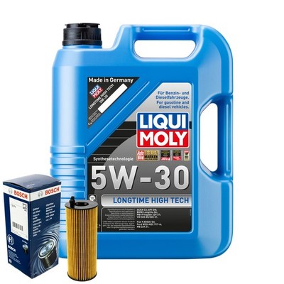 Motoröl 5W30 LIQUI MOLY Longtime High Tech 5L+BOSCH Ölfilter