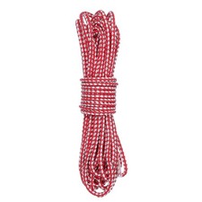 11 Yard Leather Cord, 5.5mm Round Braided Leather Strips, Red White