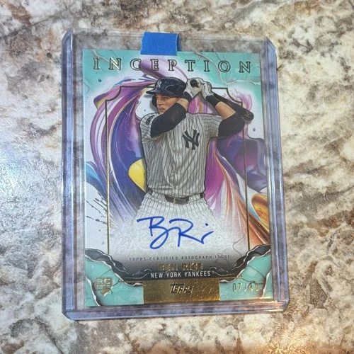 Topps 2025 Inception Ben Rice Yankees Rookie Auto 07/49 #RESA-BR