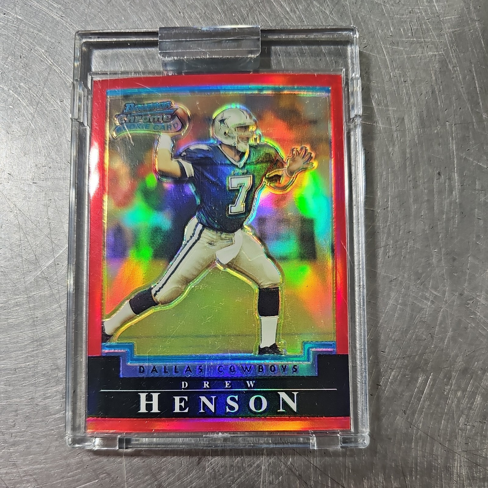 2004 Bowman Chrome - Uncirculated Red Refractor #145 Drew Henson /210 (RC)