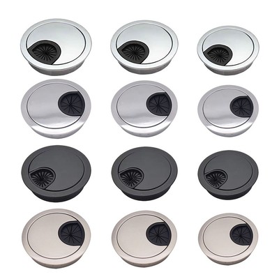 Stilvolle Schreibtisch Metalldurchführung Kabellochabdeckung 50 mm 60 mm 80 mm für gepflegten Schreibtisch