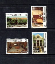 NETHERLANDS ANTILLES _ 1986  CURACAO TOWN HALL  SET of 4 _ MNH ___(923)