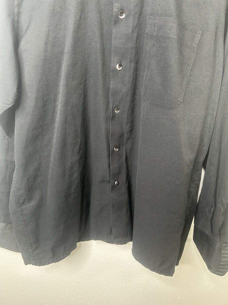 Peter England 40cm Black Dress Shirt View 3