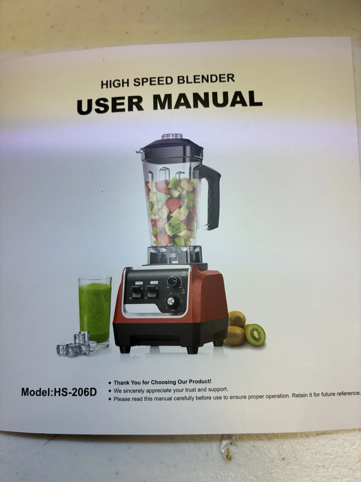 Professional Nutrition Blender - H-Duka Blender 1800 Watt
Opens in a new window or tab