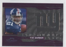 2007 Playoff Prestige Prestigious Pros Purple 33/250 Tiki Barber #PP-16 y0i