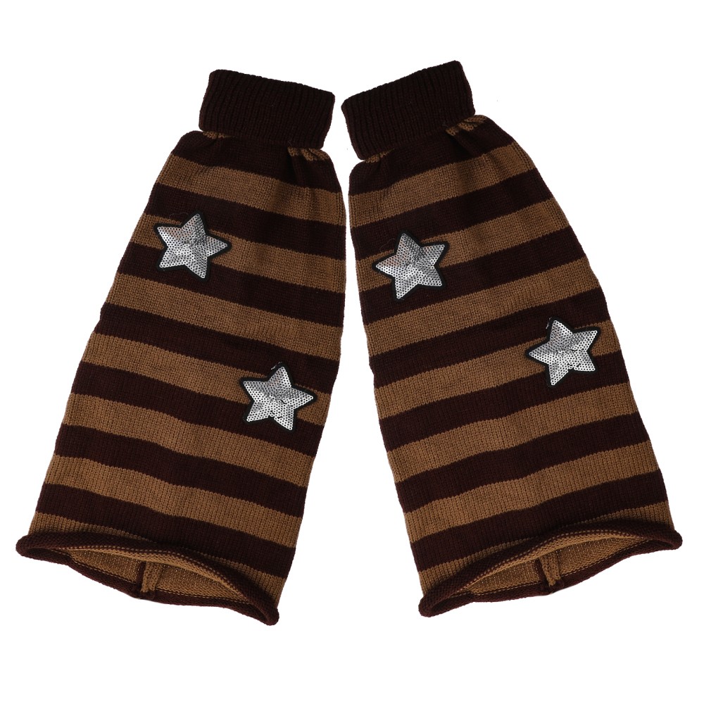 FILA Calze a maglia stella cinque punte donna donna scaldamuscoli a righe calde