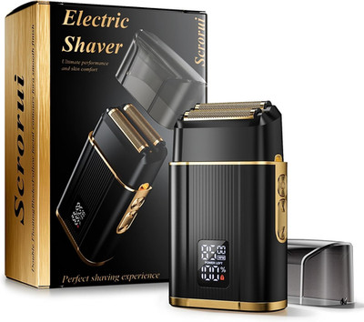 Professional Foil Shaver for Men: Cordless Electric Razor with High-Speed Dual B