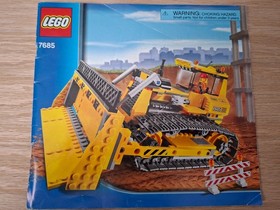 LEGO 7685 City Construction Dozer Bulldozer Complete with Instructions No Box